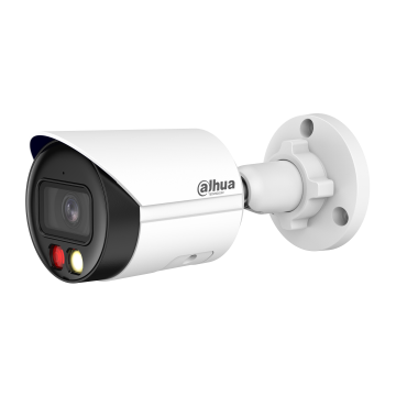 Dahua Camera IP Dahua IPC-HFW2649S-S-IL-0280B Smart Dual Light WizSense - 6 Mpx 2.8 mm, Alb-Negru