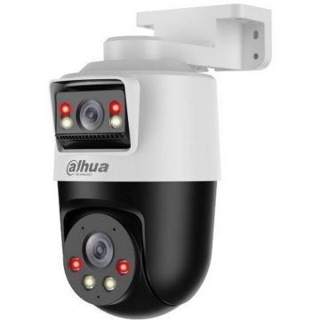 Dahua Camera Rotativa PT, Dahua WizSense Xpans SDT2A200-2F-NB-A-PV, 2MP, Iluminare Duala 30m, 2 lentile 4mm, Alarma, Audio, PoE, IP66, alb