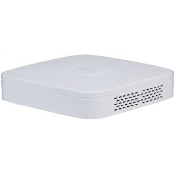 Dahua Sistem NVR Dahua Technology NVR2104-4KS3, 4 canale 1U, pana la 12MP, latime de banda 80Mbps, SMD, Protectie perimetru, 1 slot SATA