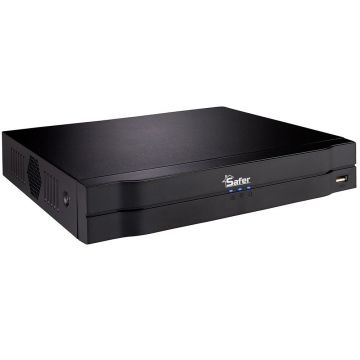 DVR 4 Canale, pana la 8 MP, AI, Recunoastere Faciala, Detectare miscare, Audio prin HDCVI, 2 camere IP, SAF-5104KL-i3