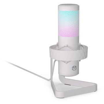 Endorfy Microfon Axis Streaming Endorfy EY1B007, 1x mufa de 3,5 mm, 1x USB-C, Alb