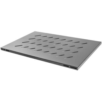 LANBERG Raft fix perforat Lanberg AK-1016-B pentru Rack deschis 19 inch, 1U