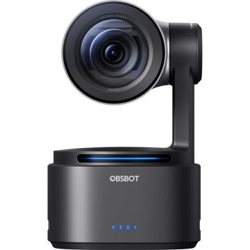 OBSBOT Camera profesionala Obsbot Tail 2, live streaming, AI PTZR 4K, HDMI pana la 4K60 si 1080p120, Wi-Fi, Negru