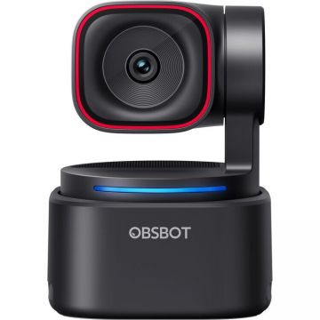 OBSBOT Camera web PTZ Obsbot Tiny 3 Lite, Control AI, video UHD 4K30 si 1080p120, USB-C, Negru