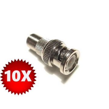 Pachet 10 x Mufa camera BNC Tata F Mama, 10xBNC