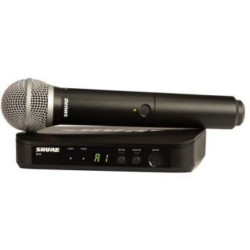 Shure Sistem vocal wireless cu microfon PG58, Shure BLX24E/PG58-H8E