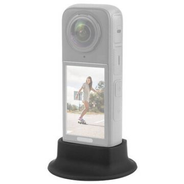 Suport Silicon PU943B pentru Insta360 X4 Negru