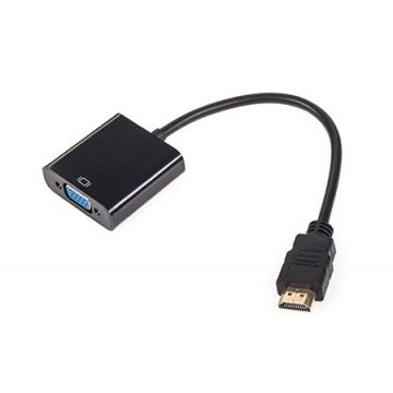 Adaptor HDMI tata la VGA mama, Safer KOM0842