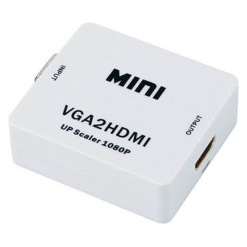 Adaptor VGA + audio(in) - HDMI(out), Safer ZLA0795