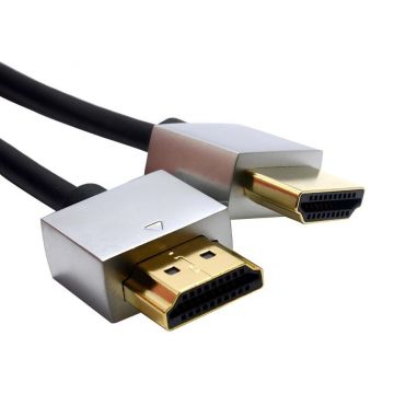 Cablu HDMI Ultra Slim, 4K cu 60Hz, 32AWG, viteza de transfer 10.5Gbps, lungime 2m, Safer SAF-HMAA6008-2