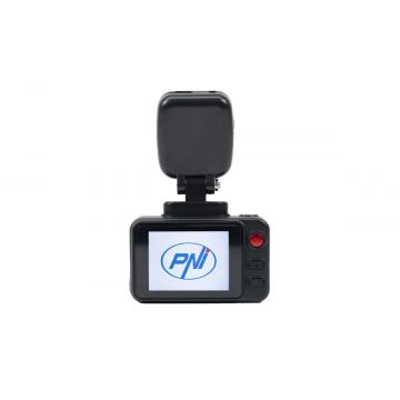 Camera auto DVR PNI, 8MP, Wi-Fi, ecran LCD 2inch, slot card microSD, inregistrare ciclica, microfon, G-senzor, USB-C, baterie 2.0UF, PNI-S2500