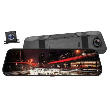 Camera auto DVR PNI Voyager, 4K UHD, 170°, cu touchscreen, ecran 9.66 inch, G-Sensor, GPS, Wi-Fi, PNI-S2800