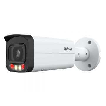 Camera de exterior IP, WizSense, 4MP 2K, 3.6mm, Iluminare duala 50m, Microfon, PoE, MicroSD, IP67 si IK10, Dahua IPC-HFW2449T-AS-IL-0360B