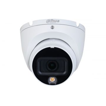 Camera de interior cu microfon HDCVI si iluminare duala IR + LED20m, 2.8mm, Dahua HAC-HDW1801TLMP-IL-A-0280B-S2