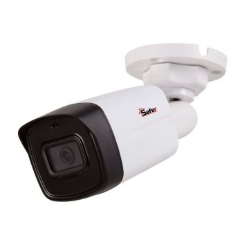 Camera de supraveghere Bullet STARLIGHT, 5MP, Lentila 3.6 mm, IR 80 metri, Microfon, Safer SAF-BP5MP80F36-A
