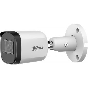 Camera de supraveghere HDCVI pentru exterior Dahua Eco Series, 2 MP, IR 30 m, 3.6 mm, IP67, HAC-B2A21-U-0360B
