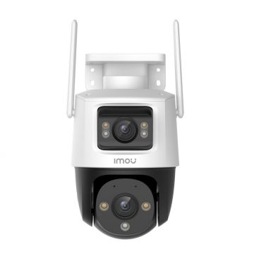 Camera de supraveghere IMOU Cruiser Dual 8MP, Wi-Fi, 2 lentile de 3+5 MP, Full Color, Alarma, Microfon si difuzor, IPC-S7XP-8M0WED