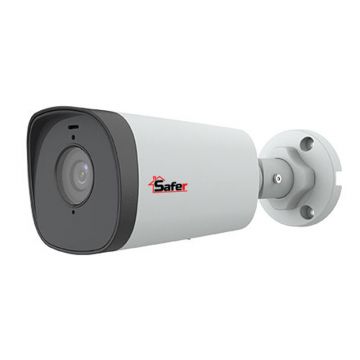 Camera de supraveghere IP, 2MP, 4mm, IR 80m, Microfon, MicroSD, PoE, IP67, Safer SAF-IPCBM2MP80LH-4