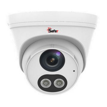 Camera de supraveghere IP, 2MP, LED alb 30m, ColorHunter, microSD, Microfon, PoE, IP67, Safer SAF-IPCDM2MP30-LED28-A
