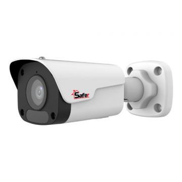 Camera de supraveghere IP, 4MP, 2.8mm, IR 30m, microSD, PoE, microfon, IP67, Safer SAF-IPCBM4MP30-28-A