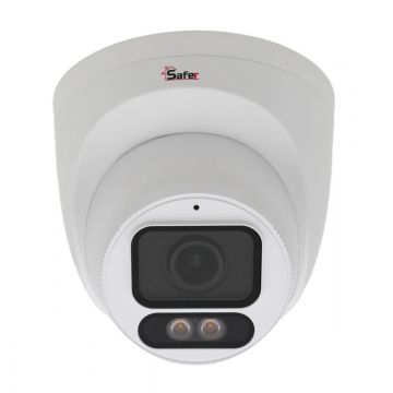 Camera de supraveghere IP, 4MP, LED alb 30m, ColorHunter, microSD, Microfon, PoE, IP67, Safer SAF-IPCDM4MP30-LED28-A