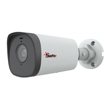 Camera de supraveghere IP, 5MP, 4mm, IR 80m, Microfon, MicroSD, PoE, Safer SAF-IPCBM5MP80LH-4