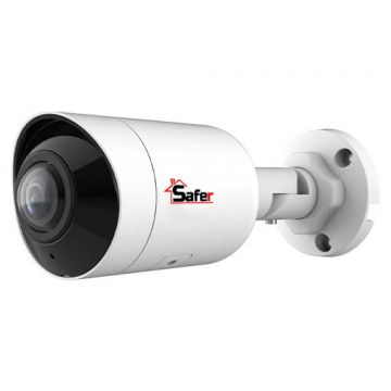 Camera de supraveghere IP, 5MP HD, 1.68mm, 180grade, IR 20m, microfon, H265, slot microSD, PoE, Safer SAF-IPCBM5MP20-16
