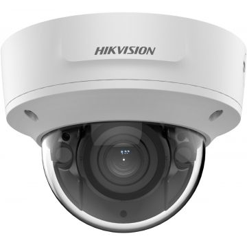 Camera de supraveghere IP, AcuSense, 6MP, Varifocala, IR 40m, Audio si alarma, PoE, MicroSD, IP67, IK10, Hikvision DS-2CD2763G2-IZS