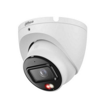 Camera de supraveghere IP Dome, 8MP 4K, Iluminare Duala 30m, PoE, Microfon, IP67, Dahua IPC-HDW1839T-A-IL-0280B-S6
