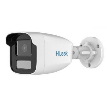 Camera de supraveghere IP Hikvision HiLook IPC-B469HA-LU, ColorVu, 6MP 3K, 2.8mm, Iluminare Duala 50m, Microfon, PoE, IP67