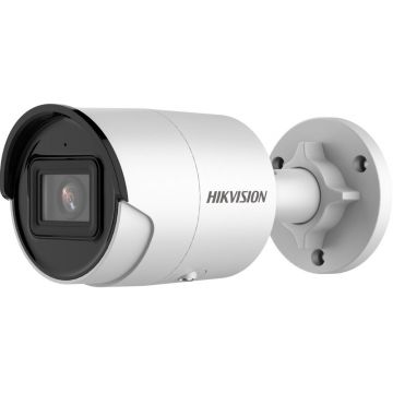 Camera de supraveghere IP pentru exterior, 8MP, lentila 2.8mm, IR 40m, cu microfon, AcuSense, DS-2CD2083G2-IU(2.8mm) Hikvision