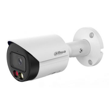 Camera de supraveghere IP pentru exterior, WizSense, 8MP 4K, 2.8mm, Iluminare duala 30m, Microfon, MicroSD, PoE, Dahua IPC-HFW2849S-S-IL-0280B