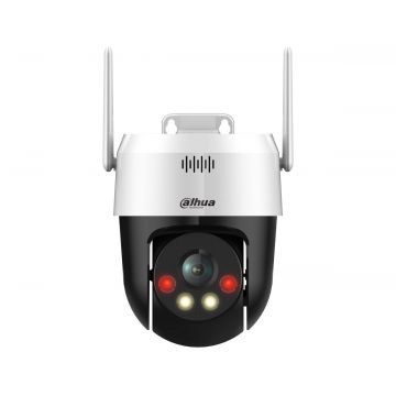 Camera de supraveghere IP WiFi PT, Full Color, 2K 5MP, 4mm, Iluminare duala 30m, Alarma acustica si optica, MicroSD, Dahua SD2A500HB-GN-AW-PV-0400-S2