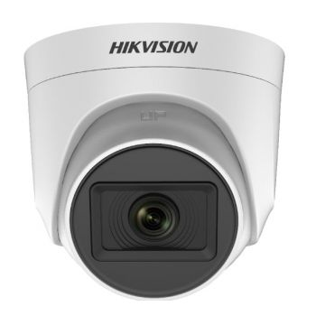 Camera de supraveghere pentru interior cu microfon, 5MP 2K+, IR cu EXIR 20m, Hikvision DS-2CE76H0T-ITPFS2.8MM