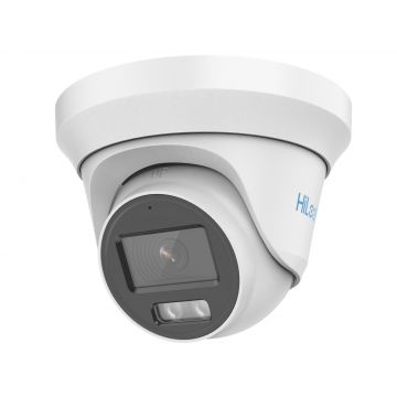 Camera de supraveghere pentru interior, Hikvision HiLook THC-T259-MS, Color Vu, 3K, 2.8mm, iluminare LED alb 40m, microfon, IP66