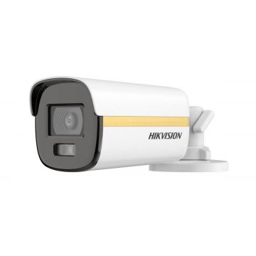Camera de supraveghere Turbo HD Hikvision DS-2CE12KF3T-LE(2.8mm), 3K, Iluminare Duala IR si LED alb 40m, 2.8m, PoC, IP67