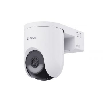 Camera de supraveghere wireless Ezviz CS-HB8c(4MP), Wi-Fi, 4MP 2K, baterie, vedere panoramica, Iluminare duala, audio bidirectional, alarma, functii AI detectie, slot card microSD, IP65