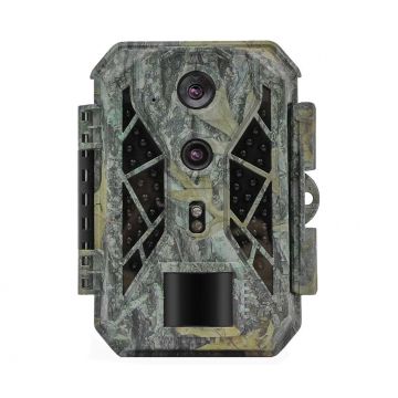 Camera de vanatoare 32MP Foto, 4K Video, IR 20m, microSD, camuflata, IP66, PIR, 2 lentile, Ecran, Safer, PH770-8D