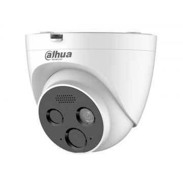 Camera IP cu termoviziune, Detectie foc 10m, 2K 4MP, 4mm, IR 15m, Alarma acustica si optica, PoE, IP66, Dahua HY-FT431LDP