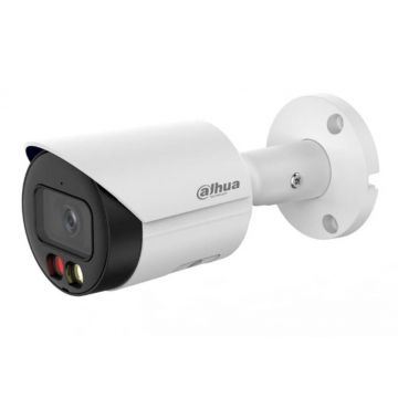 Camera IP Dahua Smart Dual Illumination IPC-HFW2249S-S-IL-0280B, 2MP, IR si LED 30m, 2.8mm, WizSense, Full Color