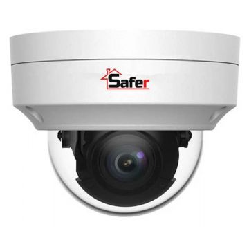 Camera IP Dome 5MP, 2.8mm, IR 30m, Microfon incorporat, PoE, Safer SAF-IPCDM5MP30-28