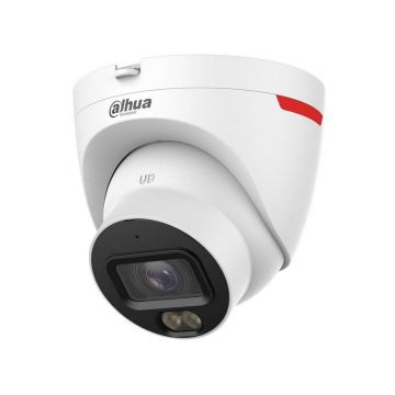 Camera IP dome Dahua IPC-HDW2449T-S-PRO, WizColor, 4MP 2K, WizSense, LED alb 30m, Microfon, slot microSD, PoE, IP67