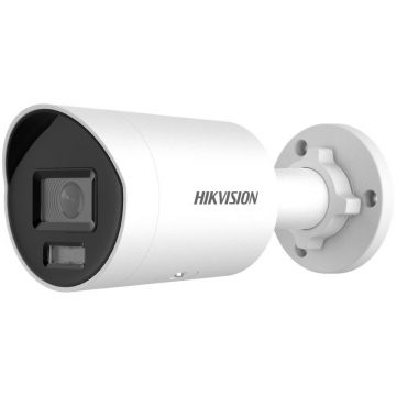 Camera IP exterior Hikvision DS-2CD2086G2H-IU(2.8mm)(EF), AcuSense, Darkfighter, 8MP 4K, 2.8mm, IR 40m, Microfon, PoE, IP67