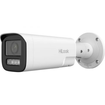 Camera IP exterior Hikvision HiLook IPC-B640HA-LZU/SL(2.8-12mm), 4MP, Iluminare Duala, varifocala 2.8-12mm, Audio, PoE, IP67
