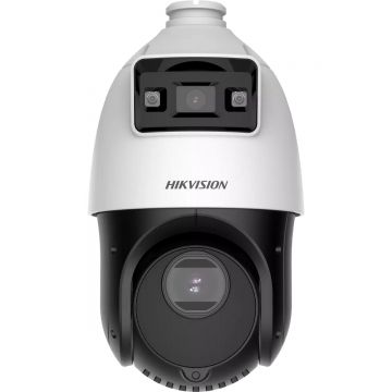 Camera IP TandemVu, AcuSense DarkFighter, 4MP, Varifocala, IR 100m/LED 30m, PoE+, Hikvision DS-2SE4C425MWG-E14F0