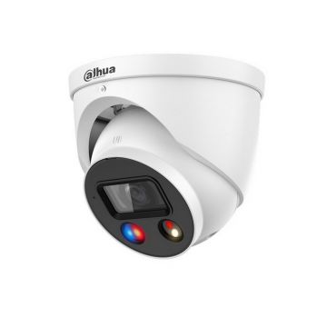 Camera IP TiOC Dahua, Alarma acustica si optica, WizSense, 8MP, Iluminare Duala 30m, Audio, PoE, IP67, IPC-HDW3849H-AS-PV-0280B-S5