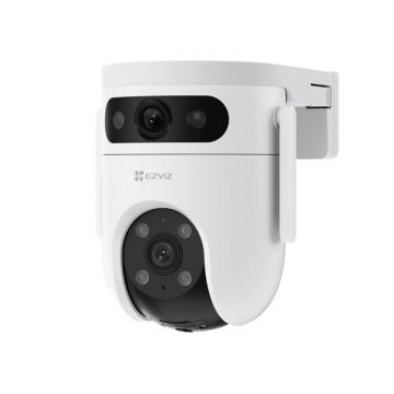 Camera IP Wi-Fi Ezviz Dual PT panoramica CS-H9c(5mp+5mp), 5MP+5MP, Iluminare Duala, Alarma Acustica si Optica, Auto Tracking, slot MicroSD