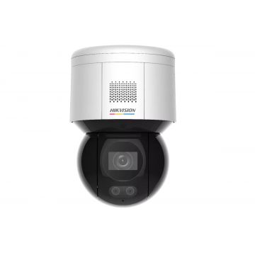Camera PTZ IP, 4MP, 4mm, AcuSense, Alarma acustica si optica, LED 30m, Audio bidirectional, MicroSD, PoE, Hikvision DS-2DE3A400BW-DE(F1)(T5)