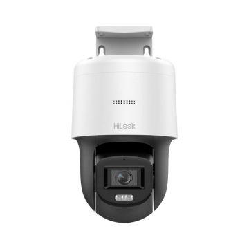 Camera Speed Dome IP Hikvision Hilook PTZ-N2C200C-DE(F0), ColorVu, 2MP Full HD, LED alb 30m, Audio, PoE, IP66