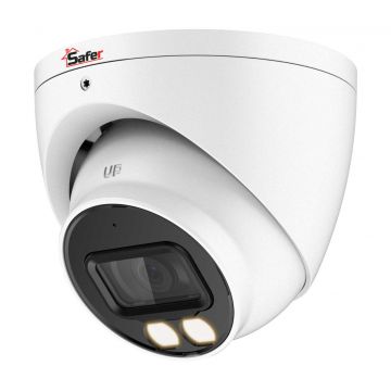 Camera supraveghere HDCVI, 5MP, Iluminare Duala cu IR si LED, 2.8mm, microfon, Safer SAF-DM5MP40F28-IL-A